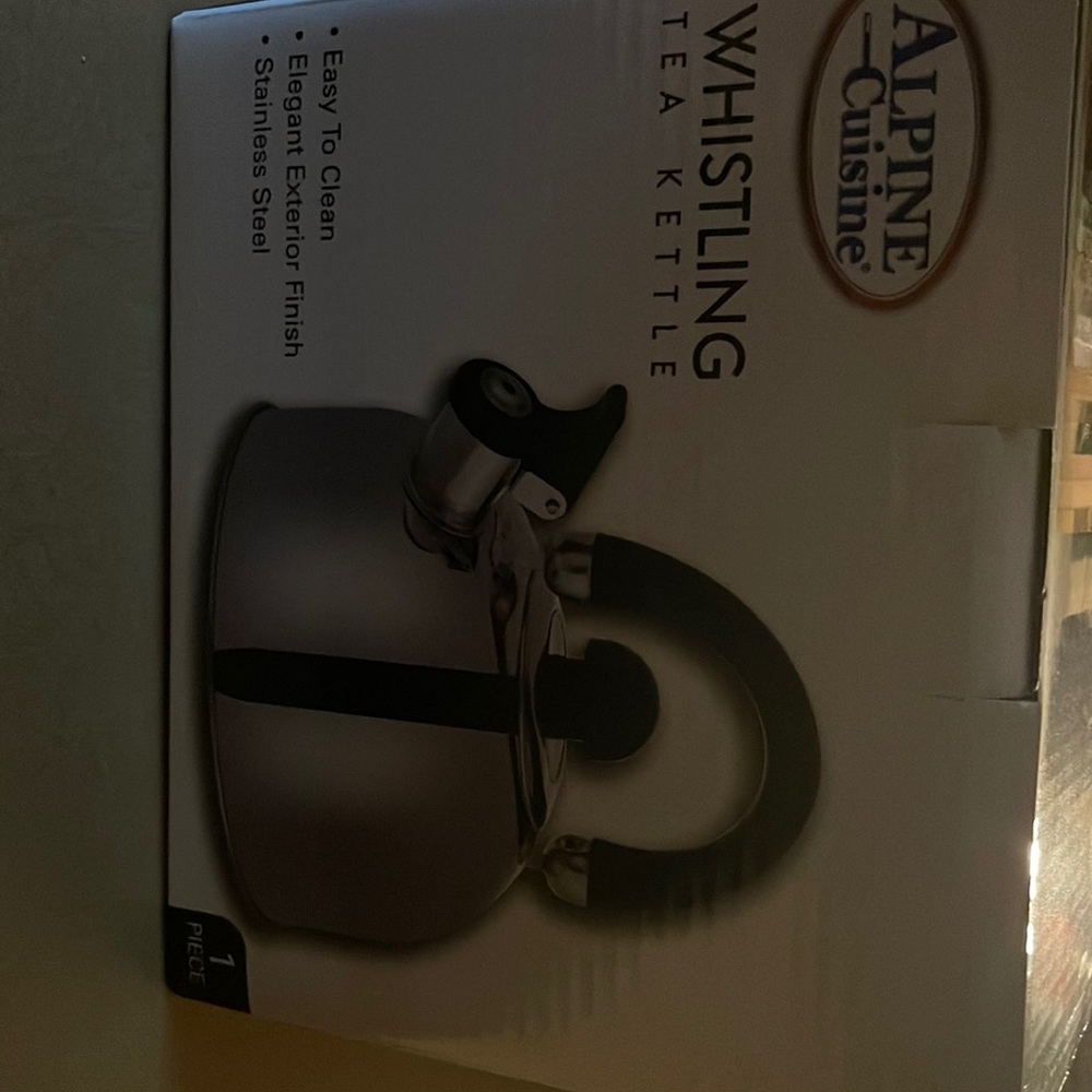 Alpine cuisine whistling tea kettle